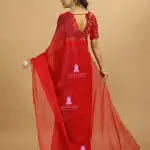 Designer Embroidered Georgette Saree