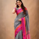 women khadi saree