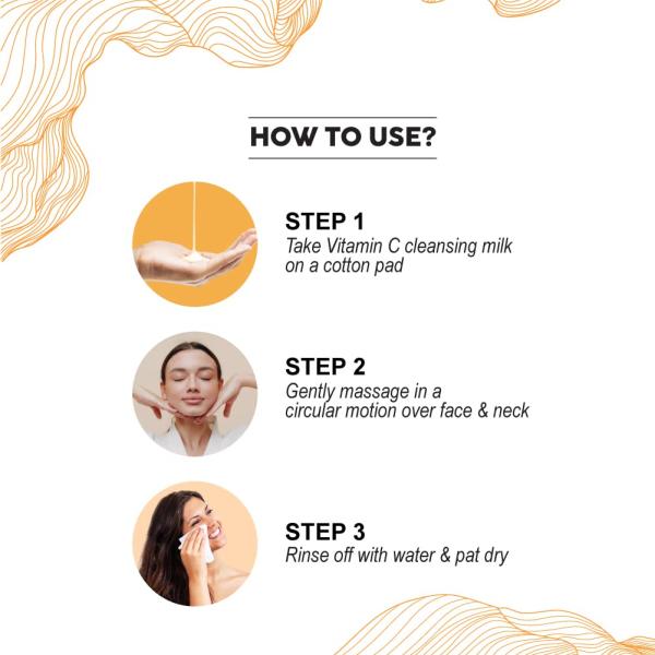 Colorbar Co-earth Vitamin C Face milk 200ml I Promote even-toned skin I Effectively removes dirt