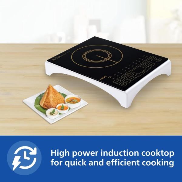 Philips Viva Collection HD4928/01 2100-Watt Induction Cooktop,