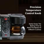 Cadlec MultiChef Pro 3 in 1 Breakfast Maker With Oven Toaster Griller, Coffee Maker, Frying Pan | Adjustable Temperature & Timer, Bake, Grill & Toast- Black