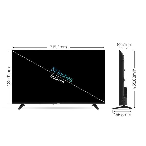Philips 80 cm (32 inches) 6100 Series Frameless HD Smart LED Google TV 32PFT6130/94
