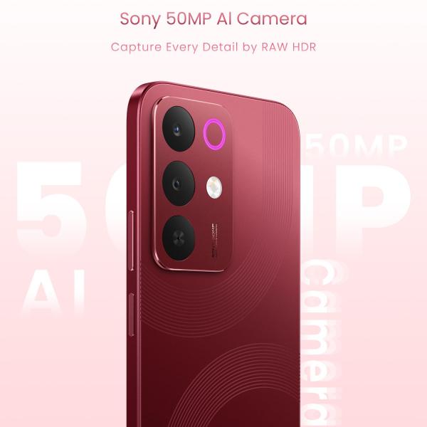 realme 15X 5G Smartphone 8+128GB Maroon Red,