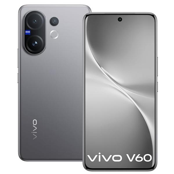 Vivo V60 5G (Mist Gray, 8GB RAM, 256GB Storage)