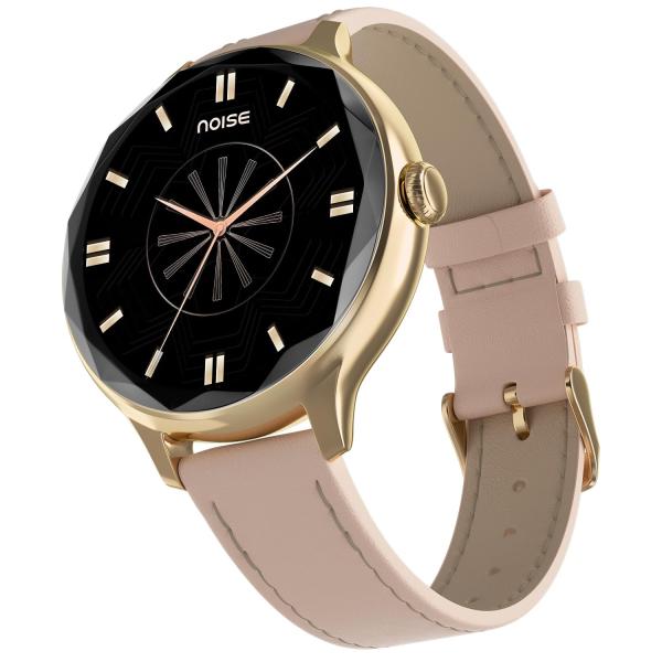 Noise Diva Smartwatch with Diamond Cut dial, Glossy Metallic Finish