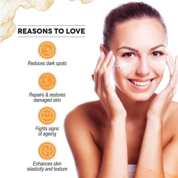 Colorbar Co-earth Vitamin C Night Cream 50g I Lightweight I Non-sticky night cream I Promote even-toned skin I Boost skin healing