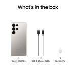 Samsung Galaxy S25 Ultra 5G AI Smartphone (Titanium Gray, 12GB RAM, 512GB Storage), 200MP Camera, S Pen Included, Long Battery Life