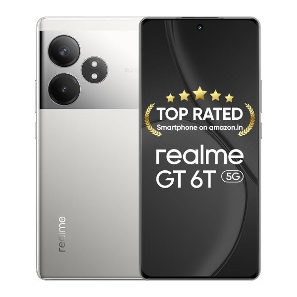 realme GT 6T 5G (Razor Green,8GB RAM+256GB Storage) | India's 1st 7+ Gen 3 Flagship Chipset | 1.5M + AnTuTu Score | 5500mAh+120W | The World's Brightest Flagship Display