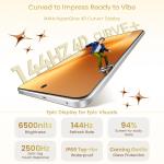 realme 15 Pro 5G Smartphone 8+128GB Silver,4K 60FPS,