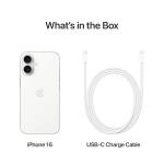 iPhone 16 256 GB: 5G Mobile Phone with Camera Control, A18 Chip and a Big Boost in Battery Life. Works with AirPods; White