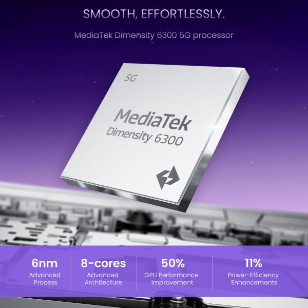 realme C75 Smartphone 4+128GB Purple,