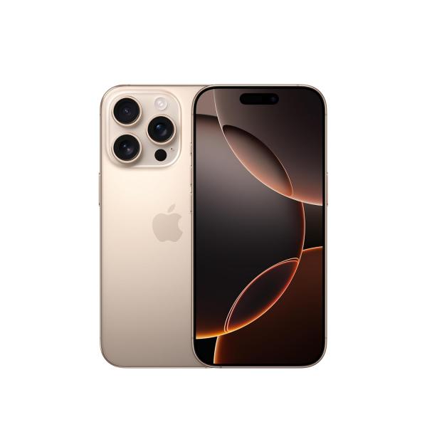 iPhone 16 Pro Max 256 GB: 5G Mobile Phone with Camera Control, 4K 120 fps Dolby Vision and a Huge Leap in Battery Life. Works with AirPods; Desert Titanium