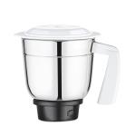 Bajaj Twister Mixer Grinder | 750 Watts | 3 Jars | Multitasker Blade | 2 Yr Warranty 【White】