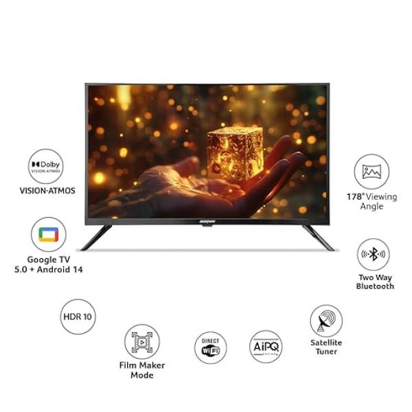 Acerpure 139 cm (55 inch) Elevate Neo Series 4K Ultra HD QLED Smart Android 14 TV GTV AP55UG75PELN5