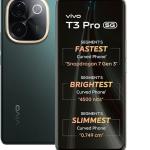 vivo T3 Pro 5G (Emerald Green, 8GB RAM+ 256GB Storage) | Snapdragon 7 Gen 3 Processor | 120Hz AMOLED Display | Dual Nano-SIM | 5500mAh Battery