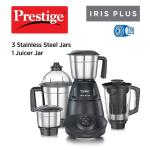 Prestige Iris 750 Watt Mixer Grinder with 4 Jars