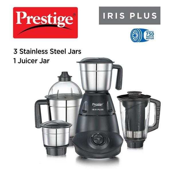 Prestige Iris 750 Watt Mixer Grinder with 4 Jars