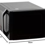 Panasonic 23 Litres Convection Microwave Oven (360° Heat Wrap, Nn-Ct35Mbfdg, Black Floral),800 Watts