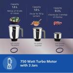 Philips HL7756/01 750 Watt Mixer Grinder,