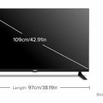 VW 109 cm (43 inches) OptimaX Series Full HD Smart QLED Android TV VW43AQ1