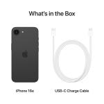 iPhone 16e 512 GB: Built for Apple Intelligence, A18 Chip, Supersized Battery Life, 48MP Fusion. Camera, 15.40 cm (6.1″) Super Retina XDR Display; Black