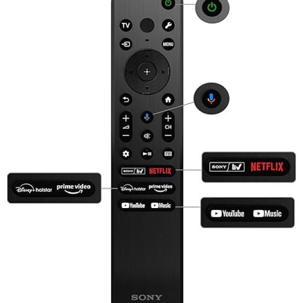 Sony Bravia 108 cm (43 inches) 4K Ultra HD Smart LED Google TV KD-43X64L (Black)