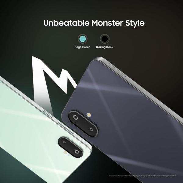 Samsung Galaxy M06 5G (Blazing Black, 4GB RAM, 128 GB Storage) | MediaTek Dimensity 6300 | AnTuTu Score 422K+ | 12 5G Bands | 25W Fast Charging | 4 Gen. of OS Upgrades | Without Charger