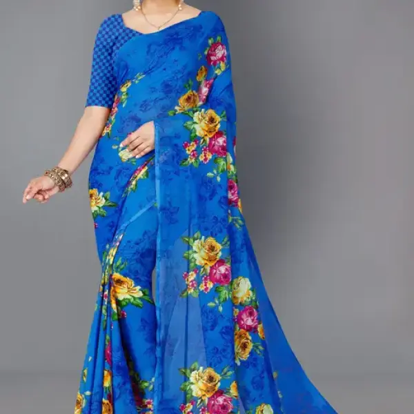 Dhyani Fashion Daily Wear georgette Saree