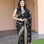  Jacquard Gold Zari Woven Litchi Silk Traditional Soft Banarasi Saree