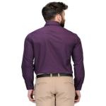 Men Purple Solid Formal Shirt (Pack of 1)Key Feature