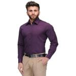 Men Purple Solid Formal Shirt (Pack of 1)Key Feature