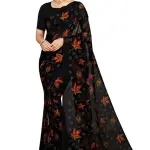  Kanooda Prints Fancy Women's Georgette Printed Saree