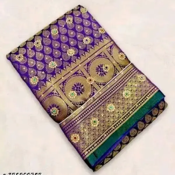 Brocate silk saree