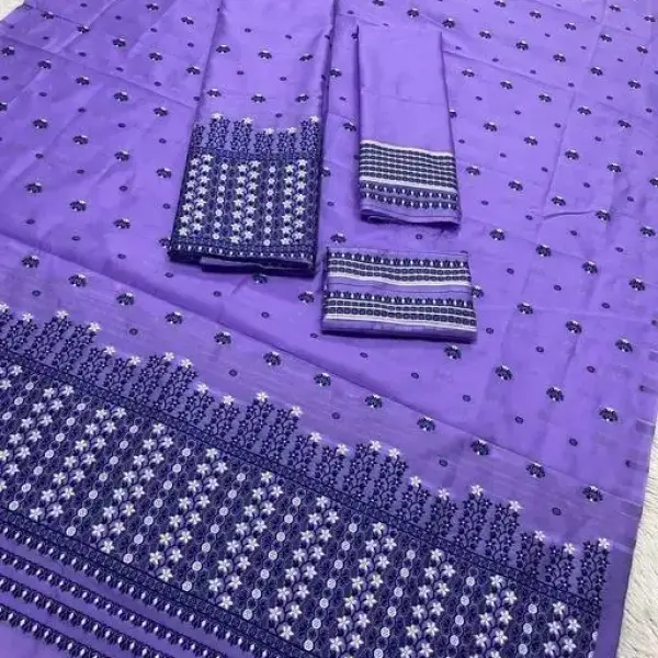  Poly Silk Mekhela Chador