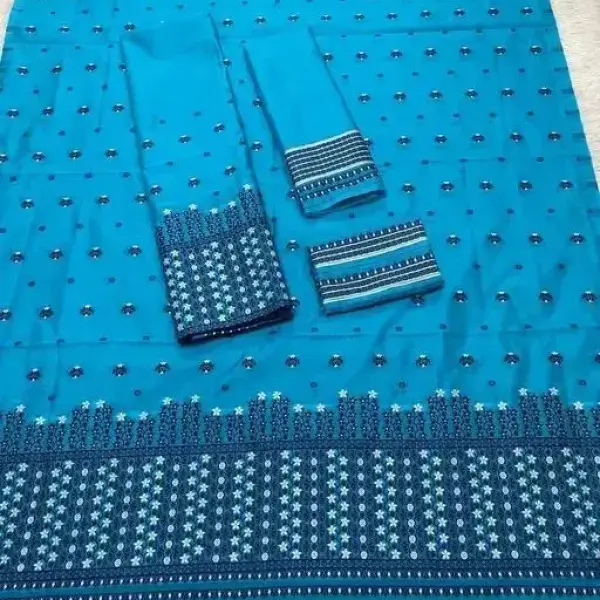  Poly Silk Mekhela Chador
