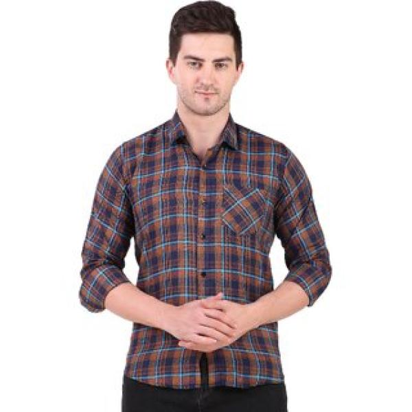 Men Multicolor Checks Casual Shirt (Pack of 1 )