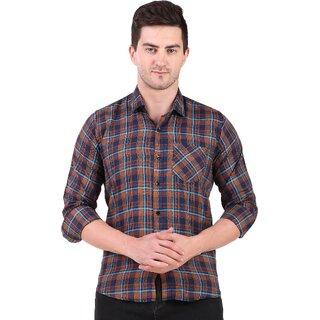Men Multicolor Checks Casual Shirt (Pack of 1 )