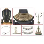 Beautiful With Ethnic Work Polki Bridal Set Adorned With Crystal