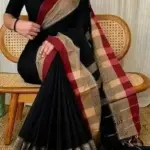 Cotton jute saree
