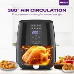 Milton Rapid Digital Air Fryer 4.2L | 1450W | 360° High Speed Air Circulation