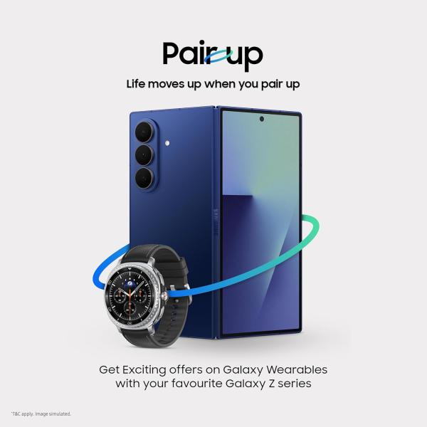 Samsung Galaxy Z Fold7 5G Smartphone with Galaxy AI (JetBlack, 12GB RAM, 512GB Storage), Ultra Sleek Design with 200MP Camera, Powerful Snapdragon 8 Elite, Google Gemini