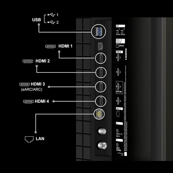Sony 164 cm (65 inches) BRAVIA 2M2 Series 4K Ultra HD Smart LED Google TV K-65S25BM2