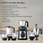 Prestige Endura 1000 Watt Mixer Grinder with 6 Jars
