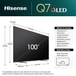 Hisense 254 cm (100 inches) Q7N Series 4K Ultra HD Smart QLED TV 100Q7N (Dark Grey)