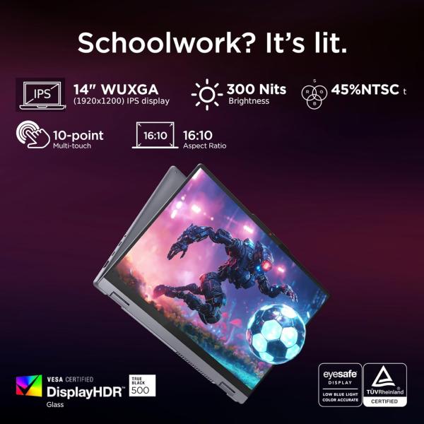 Lenovo IdeaPad 5 2-in-1 AMD Ryzen AI 5 340 (16GB RAM/512GB SSD/14 (35.5cm)/WUXGA IPS/Windows 11/Copilot+PC/Microsoft 365 Basic + Office 2024/Digital Pen 2/Grey/1.6Kg)