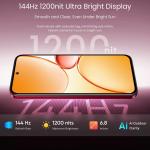 realme 15X 5G Smartphone 8+128GB Maroon Red,