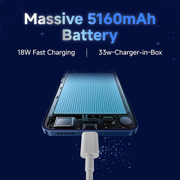 Redmi 14C 5G (Starlight Blue, 6GB RAM, 128GB Storage)