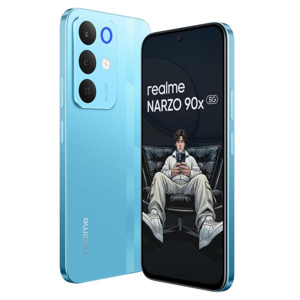 realme NARZO 90x 5G (Nitro Blue,6GB+128GB) |