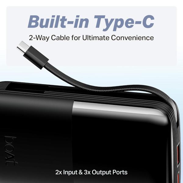 boAt Energyshroom PB400 Turbo X 20000 mAh 35W Super Fast Charging,