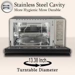 LG 32L Scan to Cook Wi-Fi Enabled Charcoal Convection Healthy Microwave Oven(Black-Regal Pattern Heart Friendly Recipes Pasteurized Milk Ghee Diet Fry&360° Motorised Rotisserie)